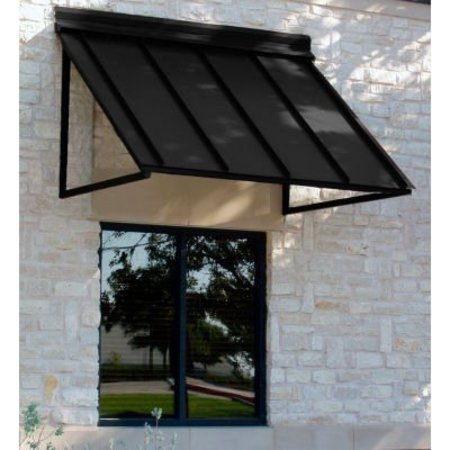 AWNTECH , Metal Standing Seam Awning 4' 8inW x 2'D x 2'H H22-4K